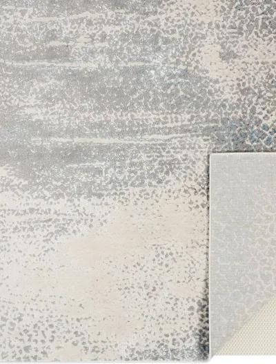 Azure 3401F 8' x 10' Gray/Blue/Ivory Rug