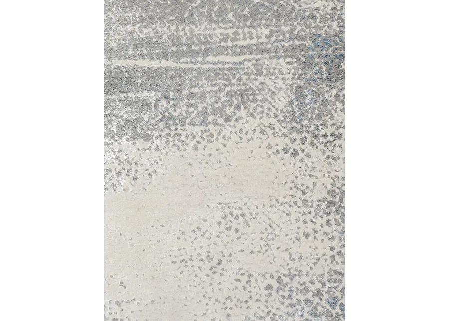 Azure 3401F 8' x 10' Gray/Blue/Ivory Rug