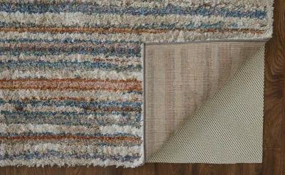 Mynka 39IEF Ivory/Blue/Orange 2' x 3' Rug