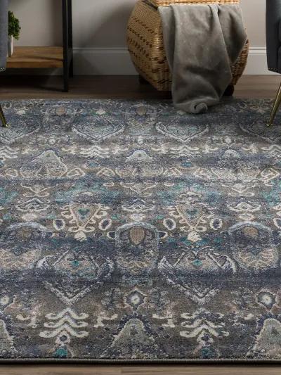 Geneva GV315 Pewter 5'3" x 7'7" Rug