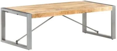 vidaXL Coffee Table 47.2"x23.6"x15.7" Rough Mango Wood