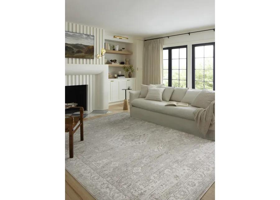 Odette ODT02 Silver/Ivory 6'7" x 9'6" Rug