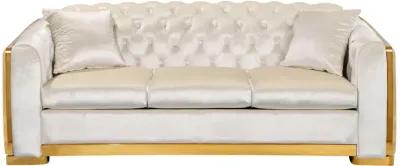 Velvet Luxury Chesterfield Sofa Set