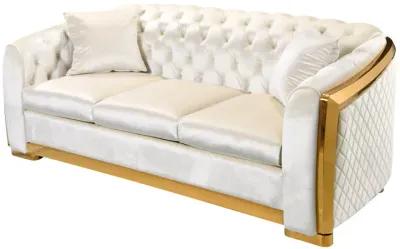 Velvet Luxury Chesterfield Sofa Set