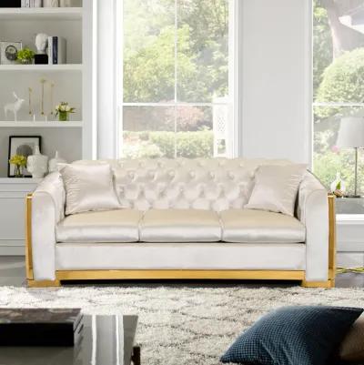 Velvet Luxury Chesterfield Sofa Set