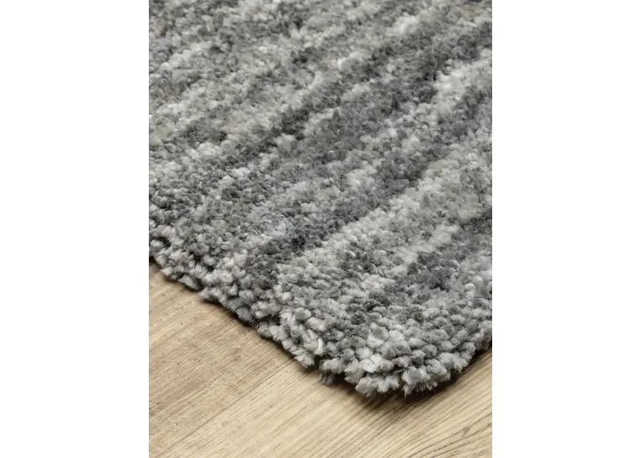 Aspen 6'7" x 9'6" Grey Rug