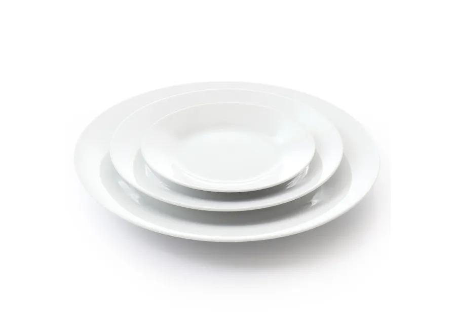 Elama 3 Tier Round Plate Porcelain Serveware Set