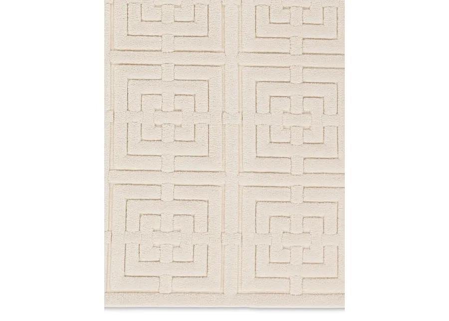 Petros Marvelle White 5'3" x 7'6" Rug