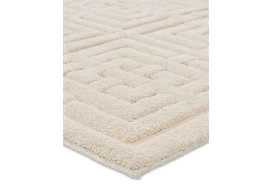 Petros Marvelle White 5'3" x 7'6" Rug