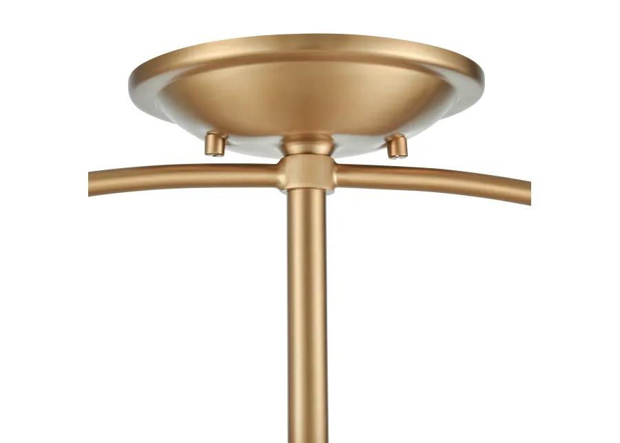 Wentworth Semi Flush Mount in Gold