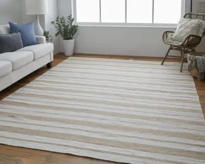 Duprine 0560F Ivory/Taupe/Brown 5' x 8' Rug