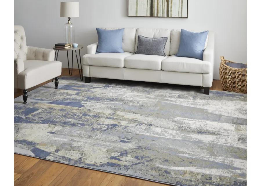 Clio 39K6F Blue/Gray/Tan 12' x 15' Rug