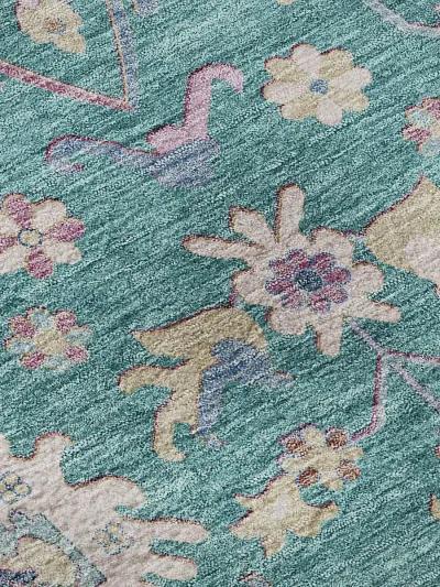 Hatay HY7 Teal 5' x 7'6" Rug