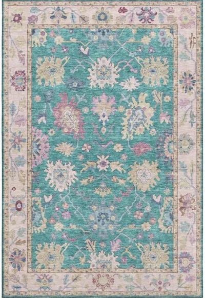 Hatay HY7 Teal 5' x 7'6" Rug