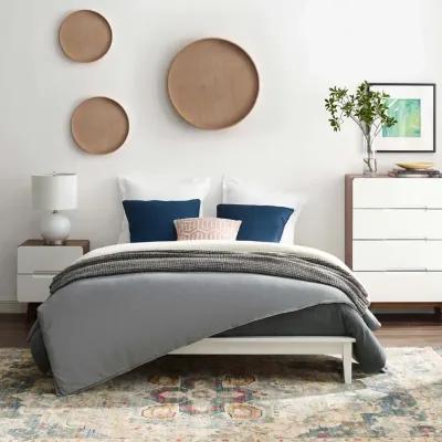 Modway - Lodge King Wood Platform Bed Frame