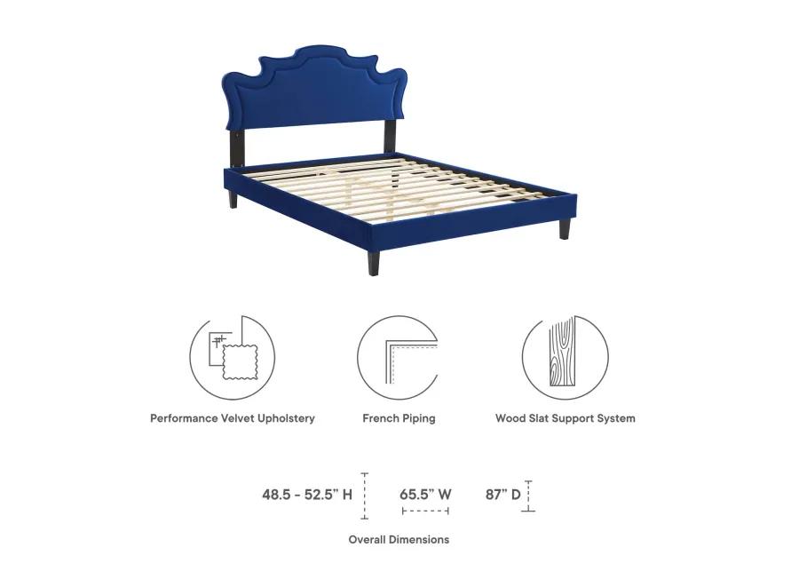 Modway - Neena Performance Velvet King Bed