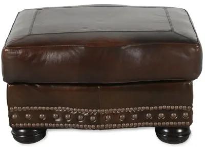 Cowboy Chesterfield Leather Ottoman