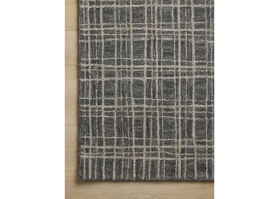 Polly POL-11 Graphite / Pebble 5''0" x 7''6" Rug by Chris Loves Julia