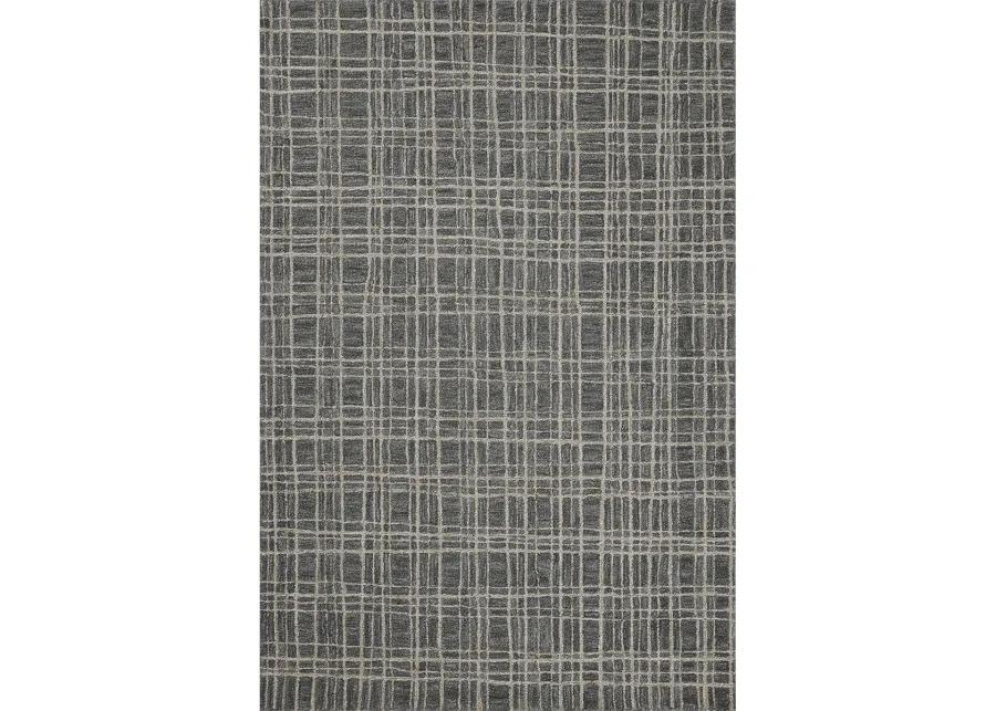 Polly POL-11 Graphite / Pebble 5''0" x 7''6" Rug by Chris Loves Julia