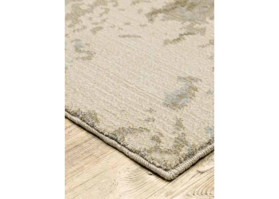 Evolution 2'3" x 8' Beige Rug