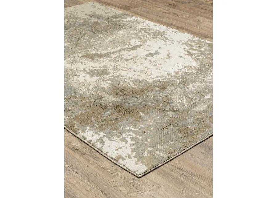 Evolution 2'3" x 8' Beige Rug