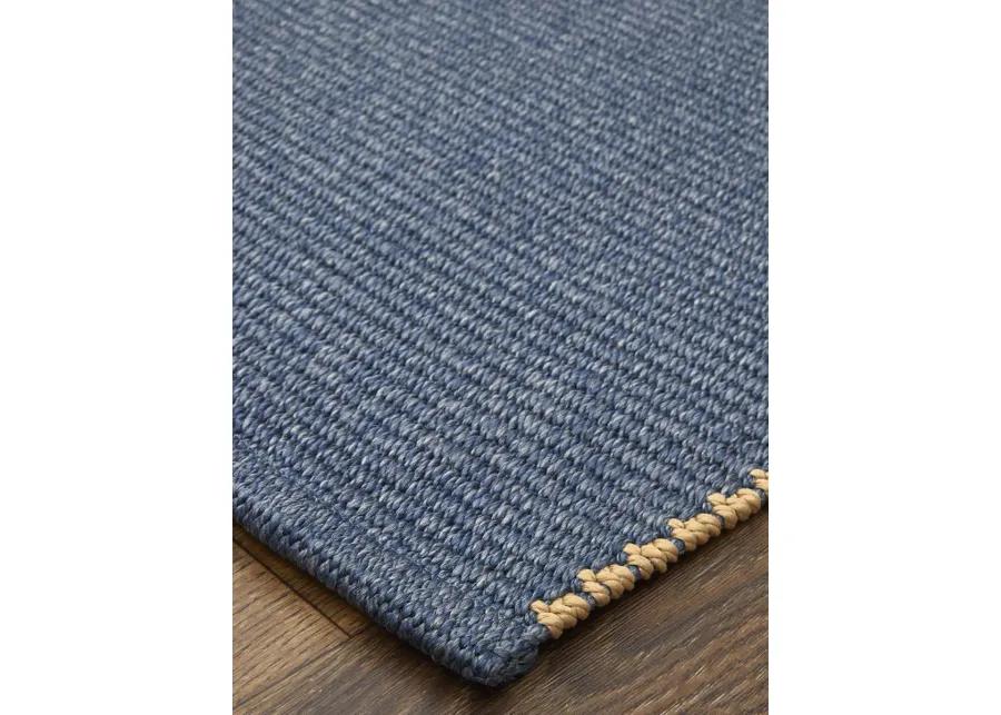 Theo 0827F 4' x 6' Blue/Tan Rug