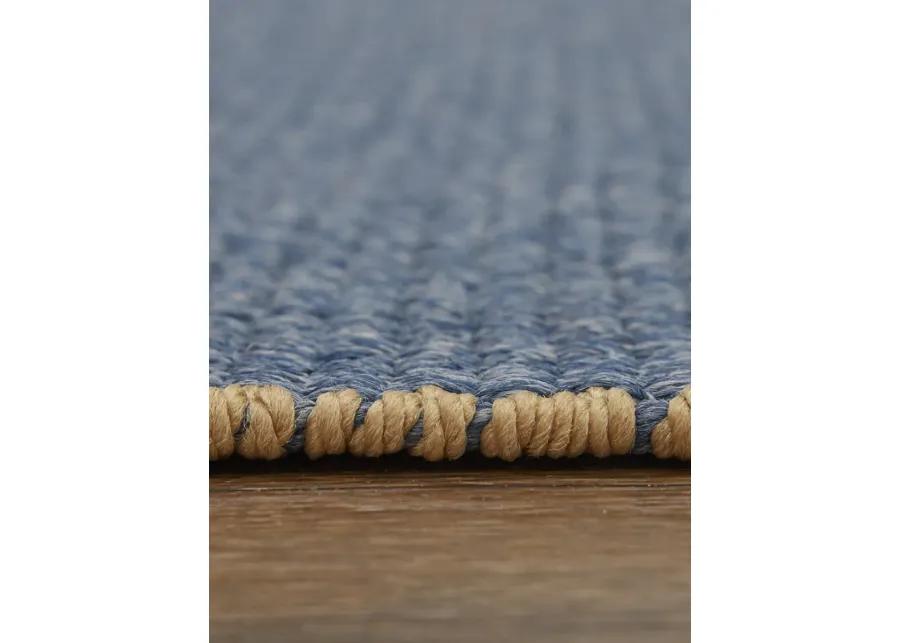 Theo 0827F 4' x 6' Blue/Tan Rug