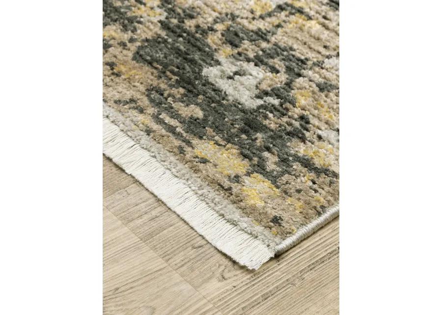 Bauer 9'10" x 12'10" Gold Rug