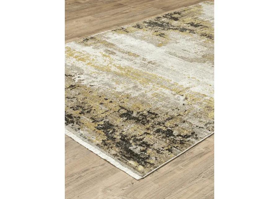 Bauer 9'10" x 12'10" Gold Rug