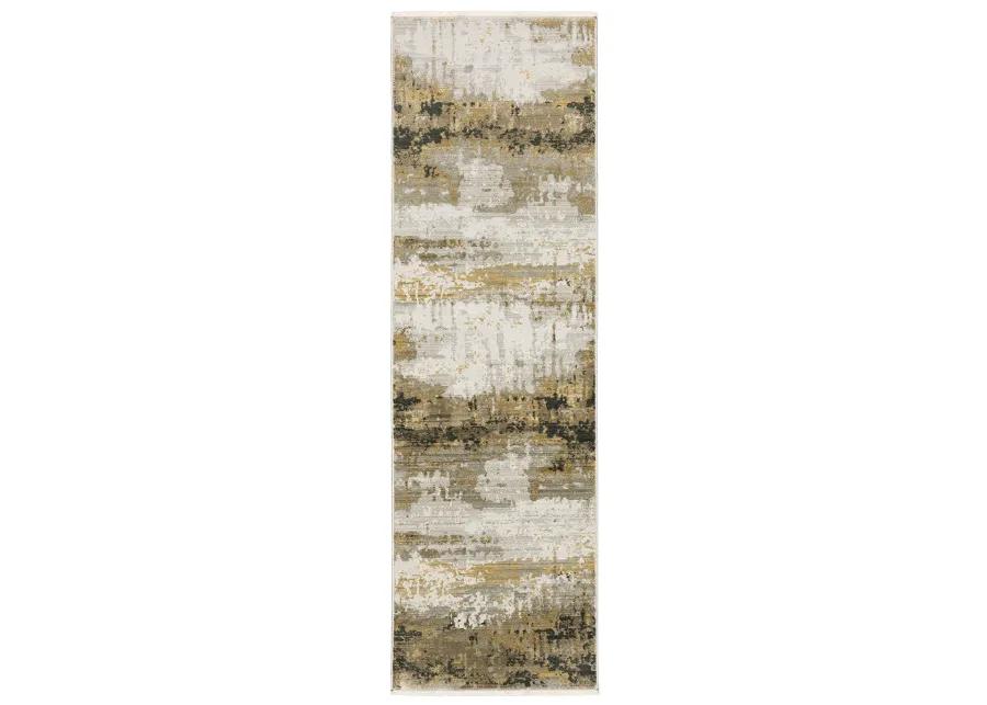 Bauer 9'10" x 12'10" Gold Rug