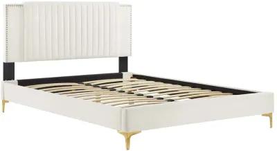 Modway - Zahra Channel Tufted Performance Velvet Full Platform Bed