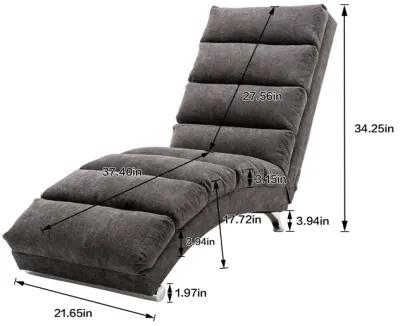 Merax  Linen Massage Chaise Lounge