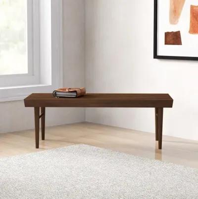 Ashcroft Furniture Co Mia Mid Century Modern Bench