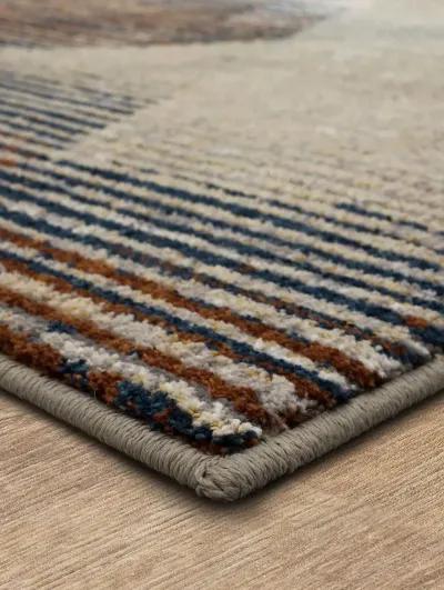 Epiphany Precarious Stria Frost gray 5' 3" X 7' 10" Rug