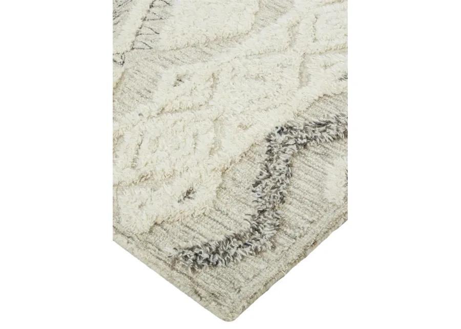 Anica 8006F Ivory/Taupe/Gray 5' x 8' Rug