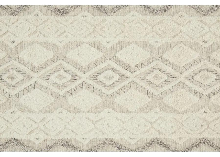 Anica 8006F Ivory/Taupe/Gray 5' x 8' Rug