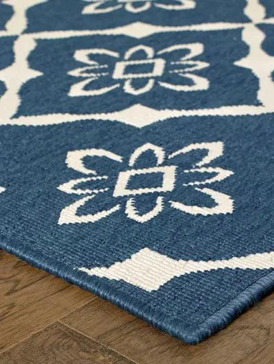 Meridian 1'10" x 2'10" Navy Rug