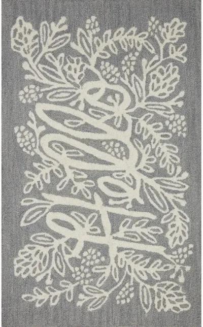 Minnie MIN04 Grey 2'3" x 3'9" Rug