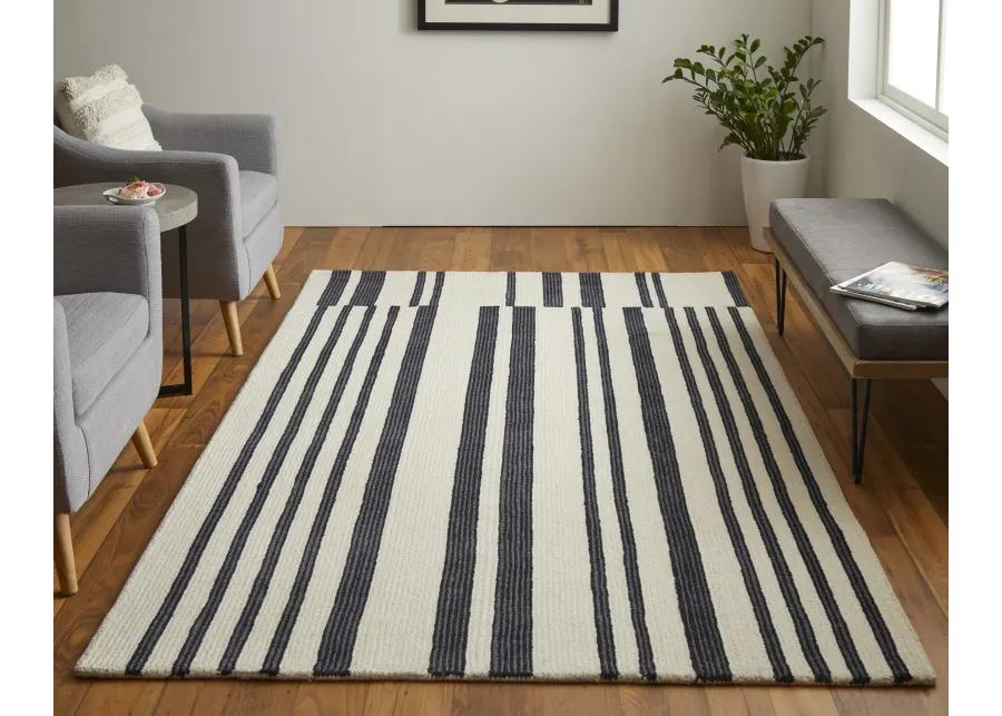 Maguire 8901F Ivory/Black 10' x 14' Rug