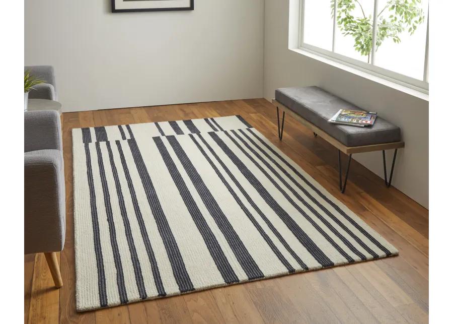 Maguire 8901F Ivory/Black 10' x 14' Rug