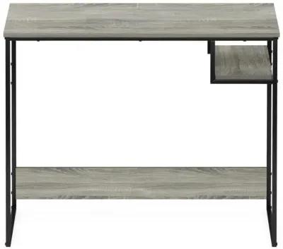 Furinno Moretti Modern Lifestyle Study Desk, 35, French Oak Grey