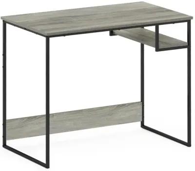 Furinno Moretti Modern Lifestyle Study Desk, 35, French Oak Grey