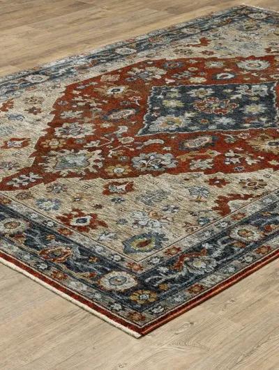 Aberdeen 9'10" x 12'10" Red Rug