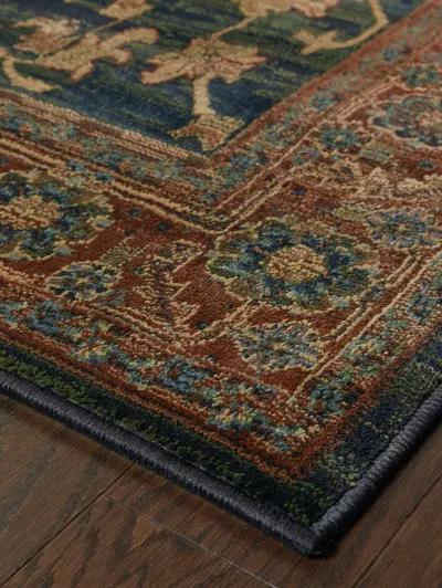 Kharma 9'9" x 12'2" Blue Rug