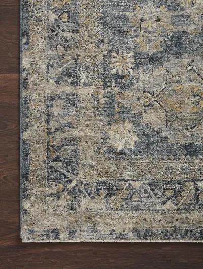 Gaia GAA02 Denim/Taupe 2'6" x 8' Rug