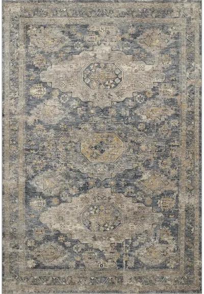 Gaia GAA02 Denim/Taupe 2'6" x 8' Rug