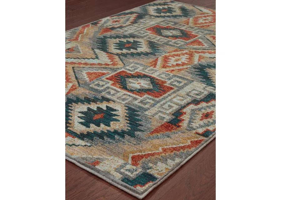 Sedona 5'3" x 7'6" Blue Rug