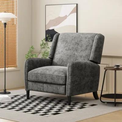 Merax Textured Fabric Push Back Wide Recliner