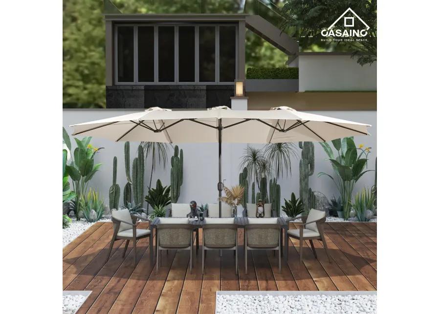 15ft Patio Maket Umbrella with base