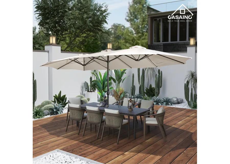 15ft Patio Maket Umbrella with base